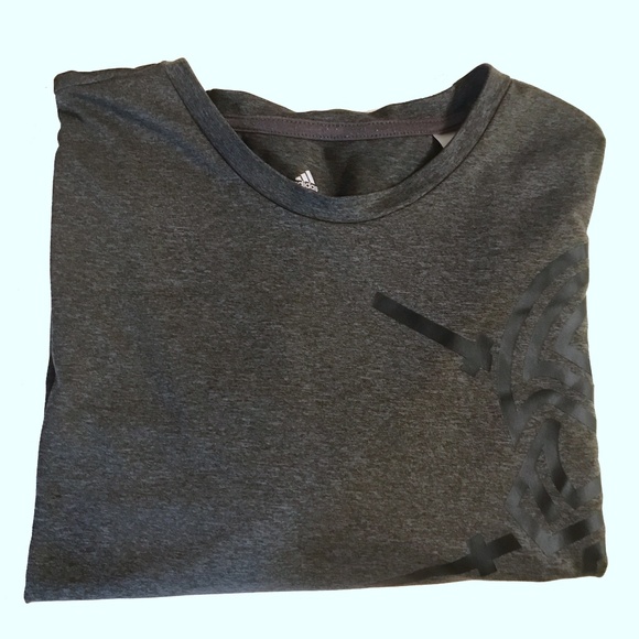 ADIDAS MEN'S CHARCOAL CLIMATE POLO SHIRT SIZE XL - Picture 3 of 7